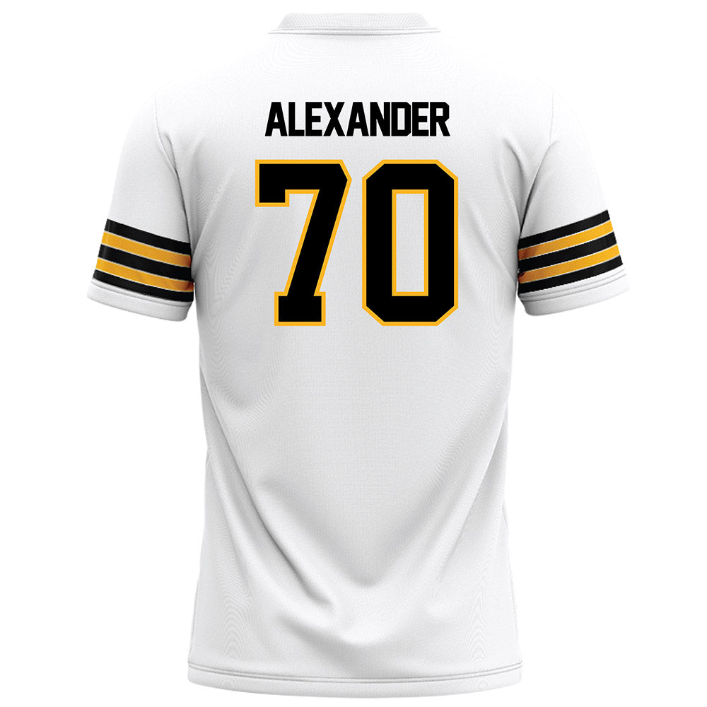 Towson - NCAA Football : T'Khi Alexander - White Jersey-1
