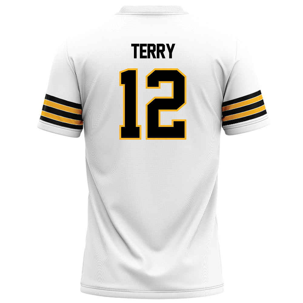 Towson - NCAA Football : Xavier Terry - White Jersey-1