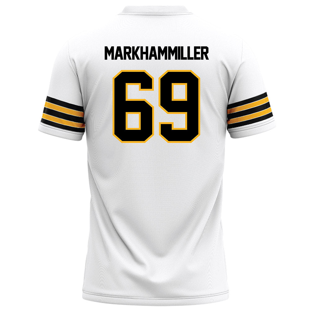 Towson - NCAA Football : Ian Markham-Miller - White Jersey