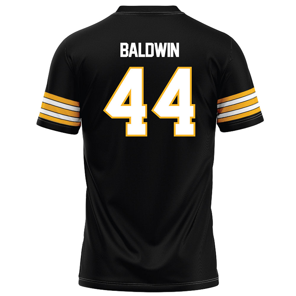 Towson - NCAA Football : Luke Baldwin - Black Jersey-1