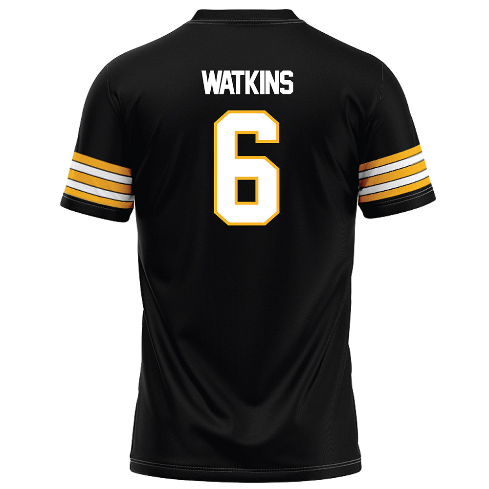Towson - NCAA Football : Winston Watkins - Black Jersey