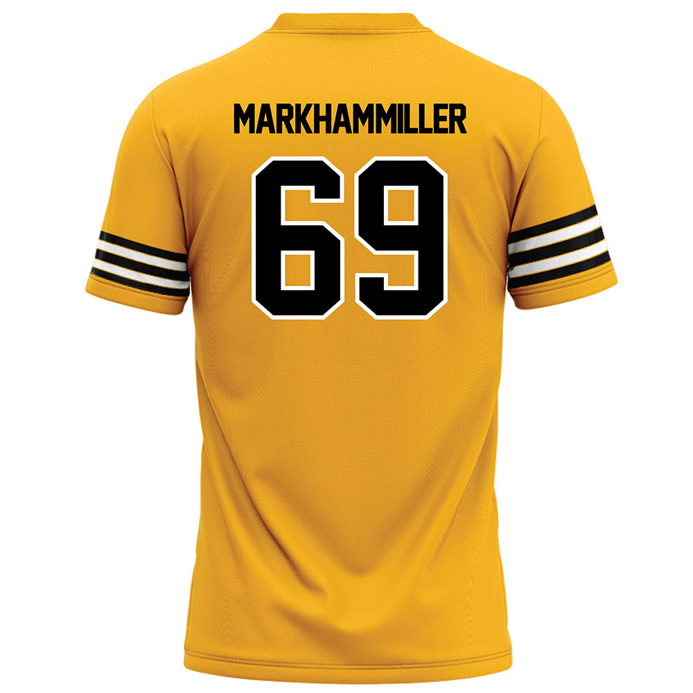 Towson - NCAA Football : Ian Markham-Miller - Gold Jersey