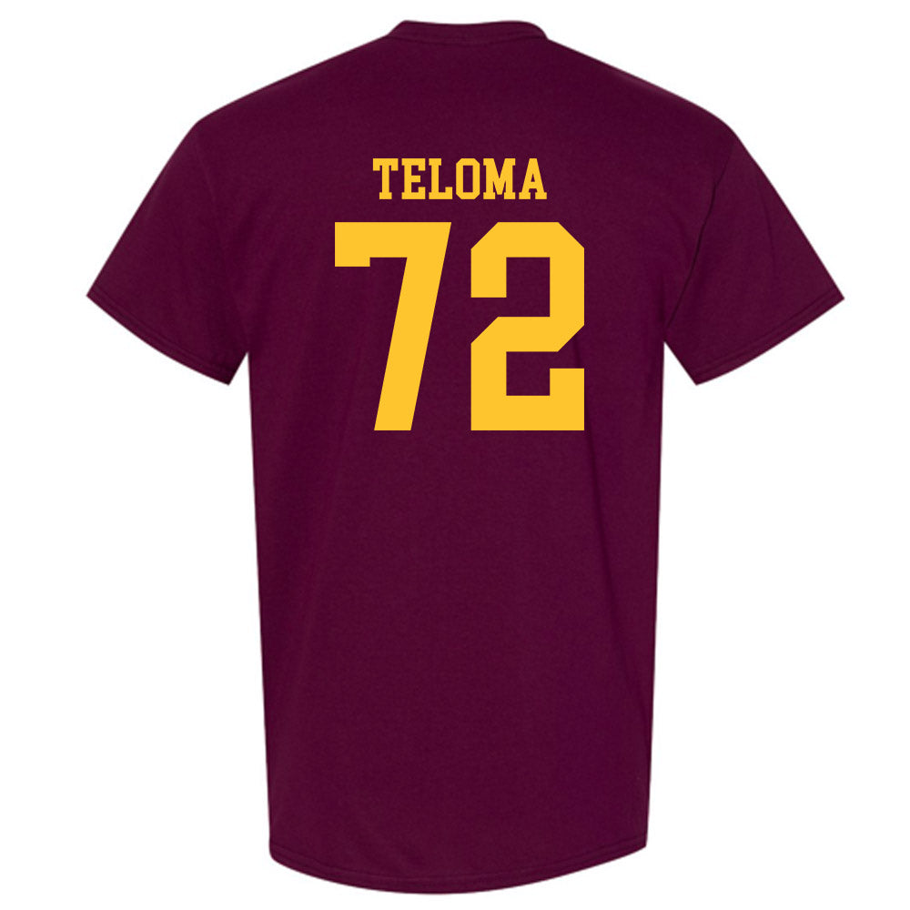 Arizona State - NCAA Football : Doughless Teloma - Classic Shersey T-Shirt-1