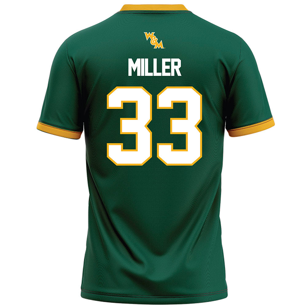 William & Mary - NCAA Football : Joshua Miller - Football Jersey-1