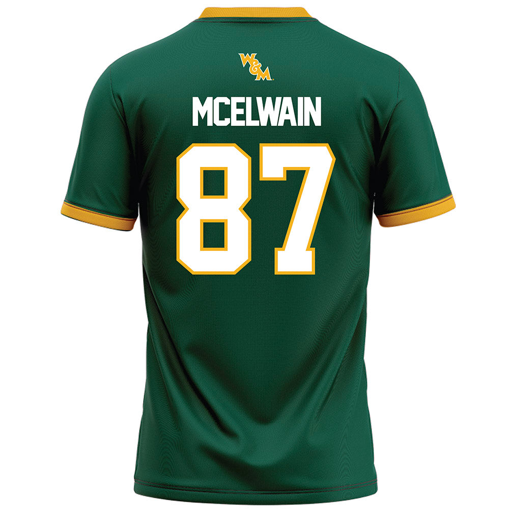 William & Mary - NCAA Football : Sean McElwain - Football Jersey-1
