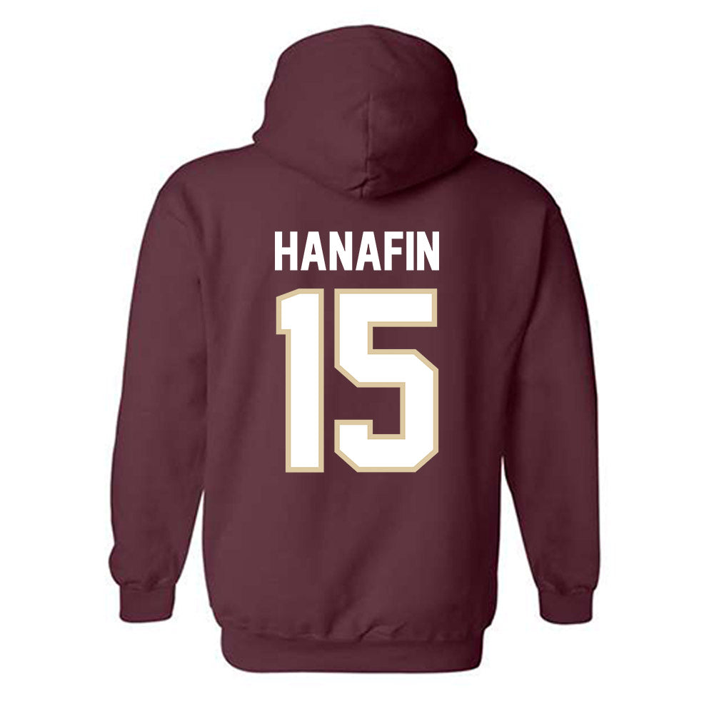 Boston College - NCAA Football : Shane Hanafin - Maroon Claasic Shersey Hooded Sweatshirt