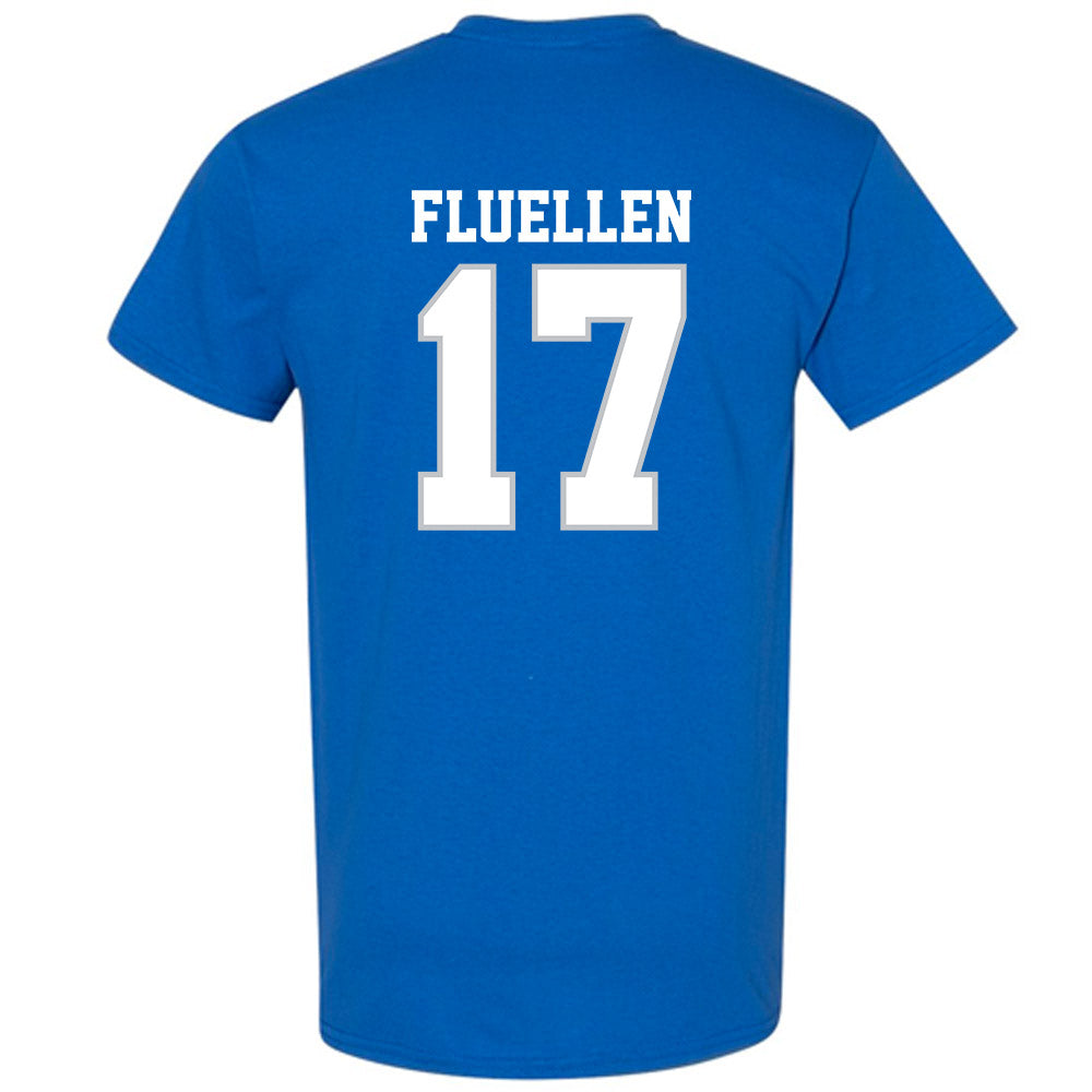 MTSU - NCAA Football : Tra Fluellen - Royal Classic Shersey Short Sleeve T-Shirt