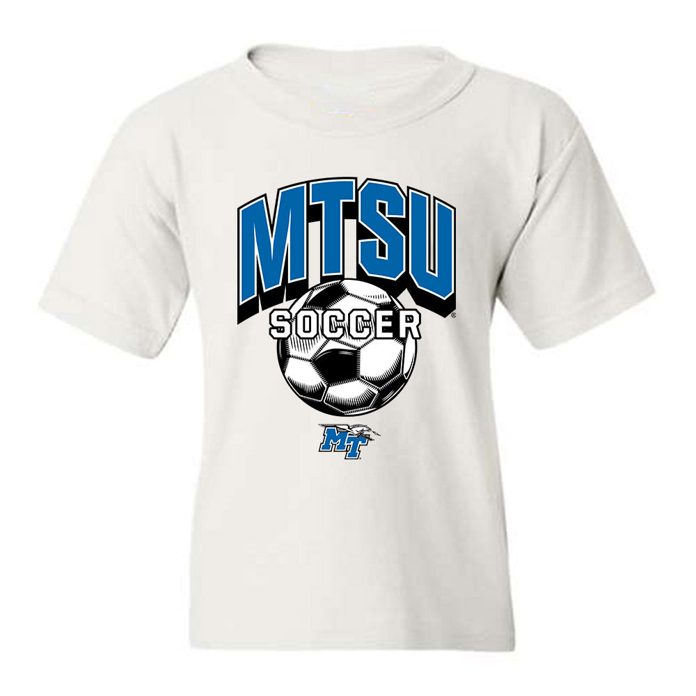 LASublimation MTSU - NCAA Women's Soccer : Manon Lebargy - Blue Jersey FullColor / Youth Large