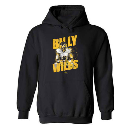Southern Miss - NCAA Football : Billy Wiles - Caricature Hooded Sweatshirt