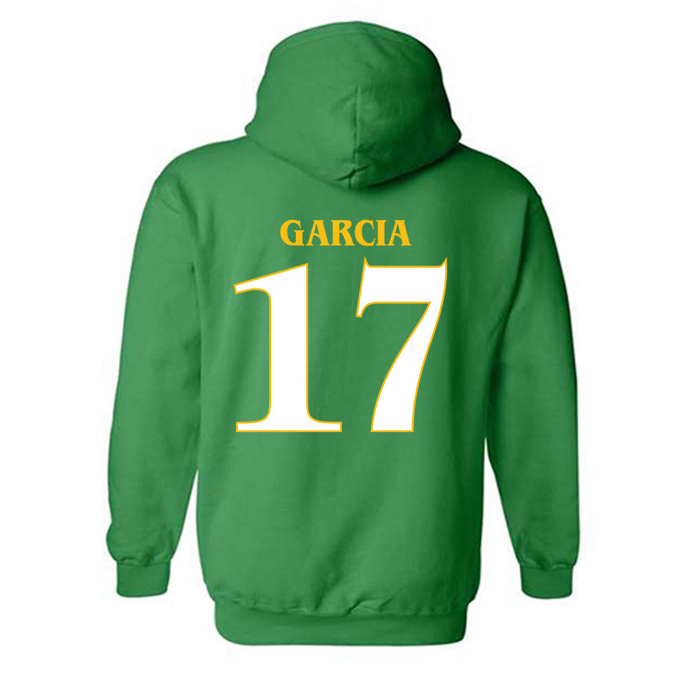 William & Mary - NCAA Football : Sascha Garcia - Green Hooded Sweatshirt