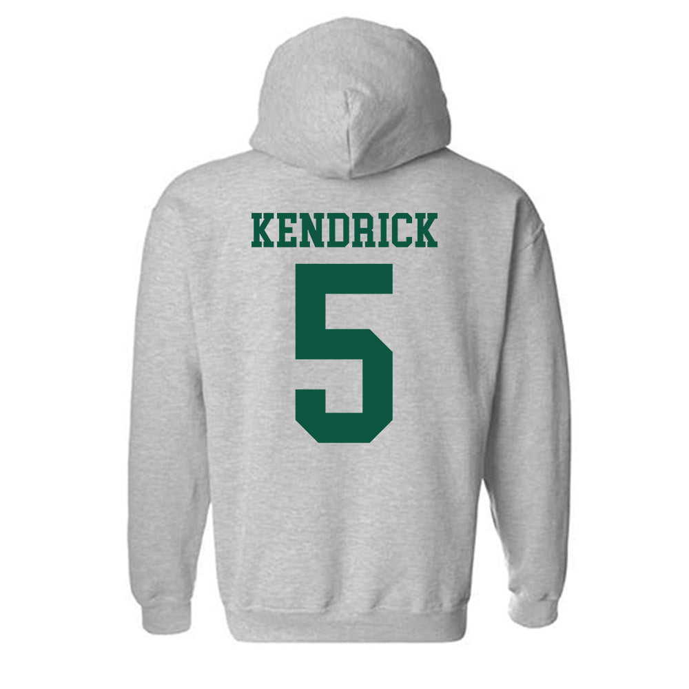 William & Mary - NCAA Football : DreSean Kendrick - Grey Classic Hooded Sweatshirt