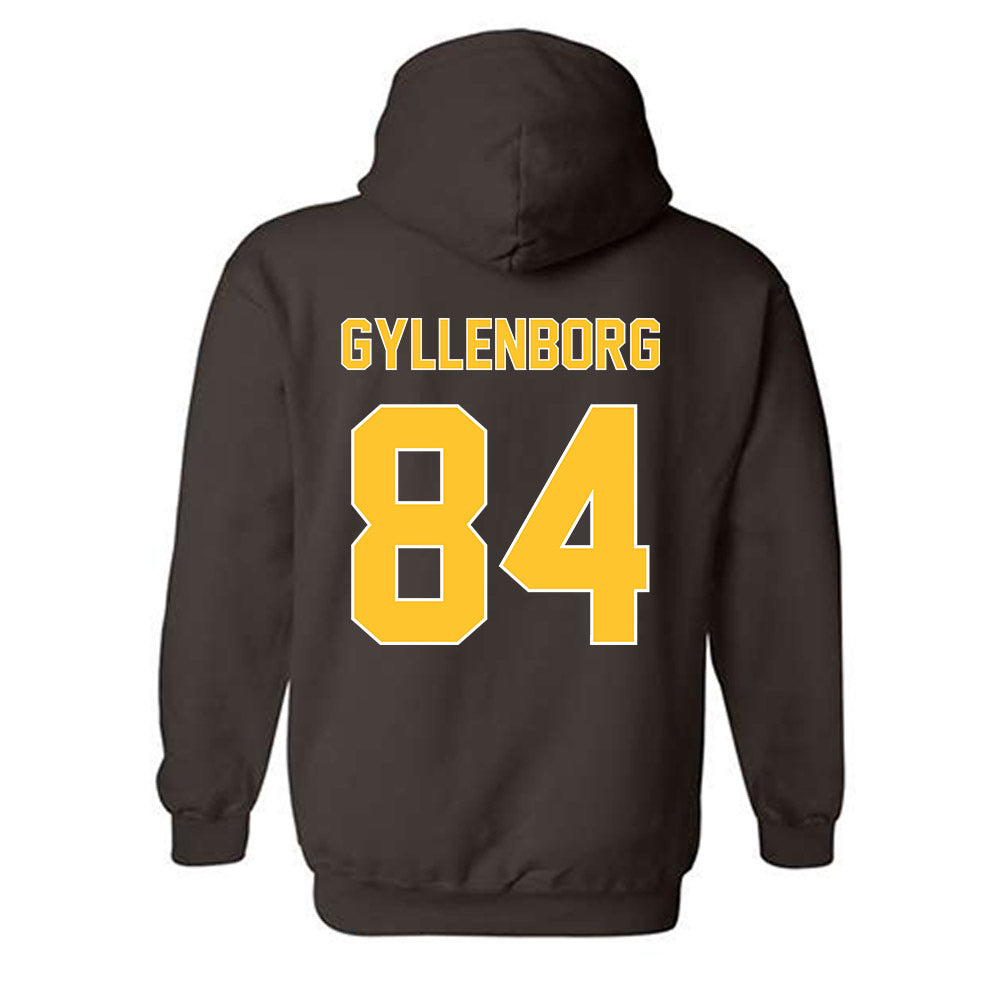 Wyoming - NCAA Football : John Michael Gyllenborg - Classic Shersey Hooded Sweatshirt