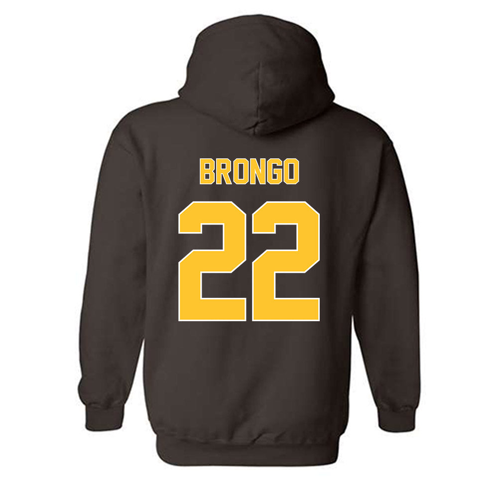 Wyoming - NCAA Women's Soccer : Lily Brongo - Brown Classic Shersey Hooded Sweatshirt