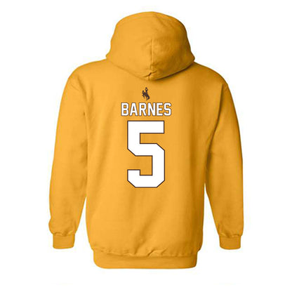 Wyoming - NCAA Women's Basketball : Tess Barnes - Hooded Sweatshirt Classic Shersey