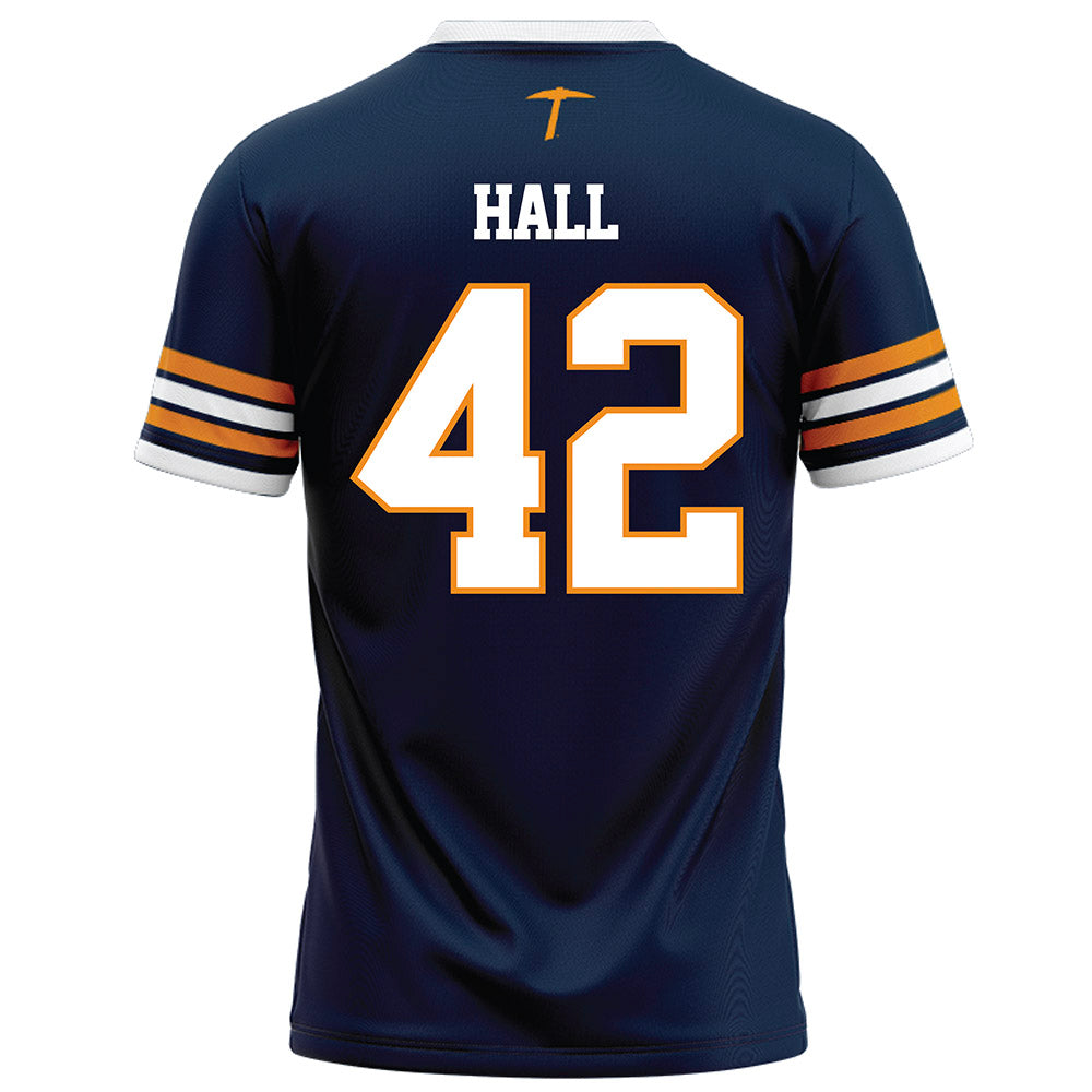 UTEP - NCAA Football : Jake Hall - Navy Jersey