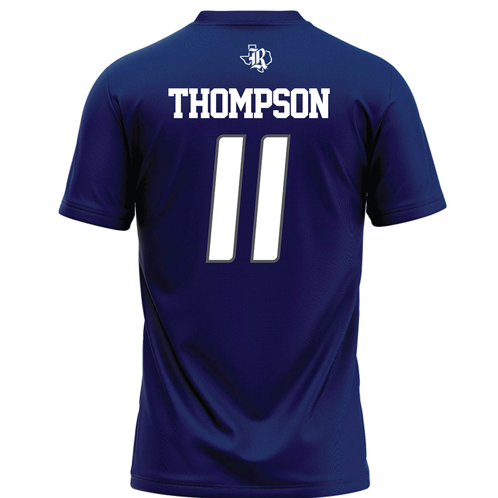 Rice - NCAA Football : Tyson Thompson - Navy Blue Jersey