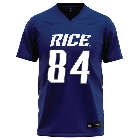 Rice - NCAA Football : Ethan Powell - Navy Blue Jersey