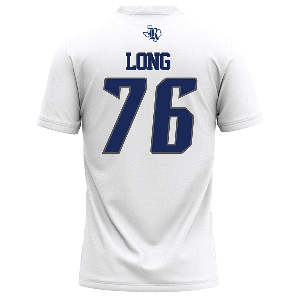 Rice - NCAA Football : John Long - White Jersey