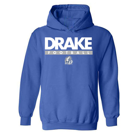 Drake - NCAA Football : Justin Newman - Royal Classic Shersey Hooded Sweatshirt