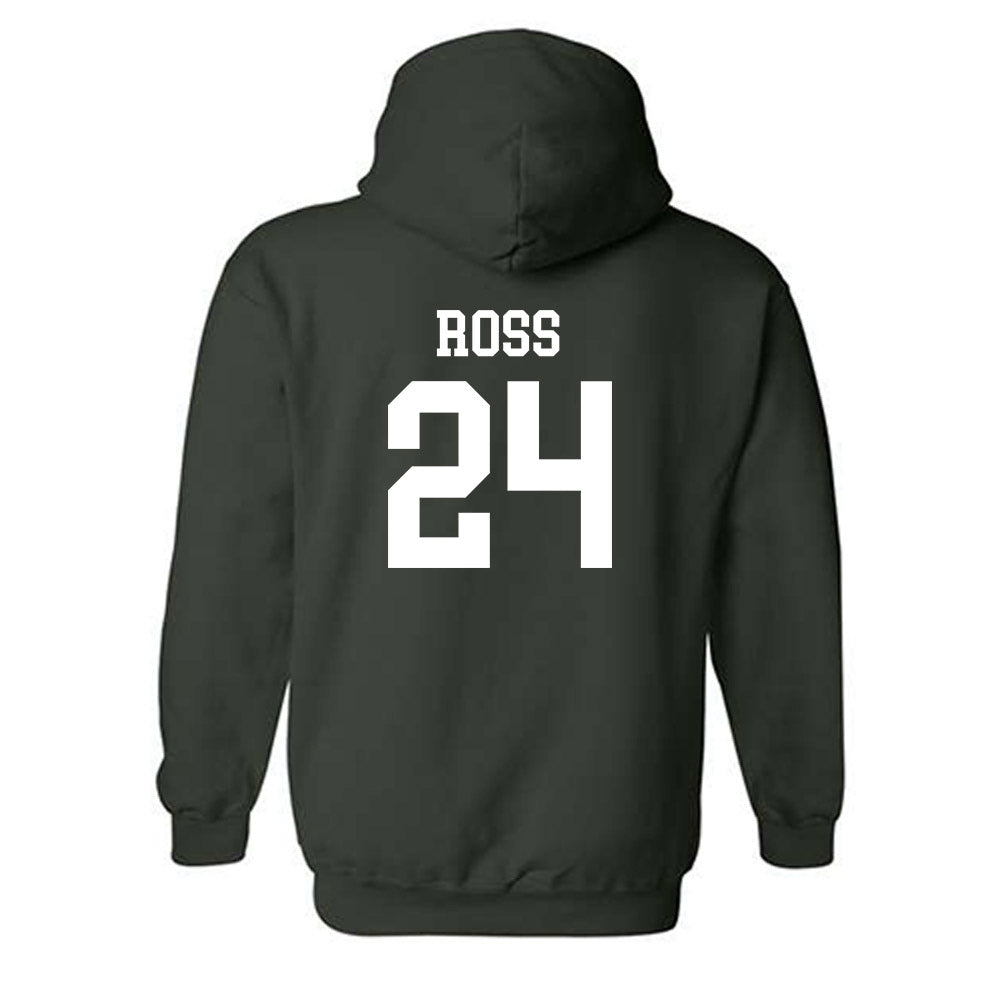Michigan State - NCAA Women's Basketball : Lauren Ross - Hooded Sweatshirt Classic Shersey
