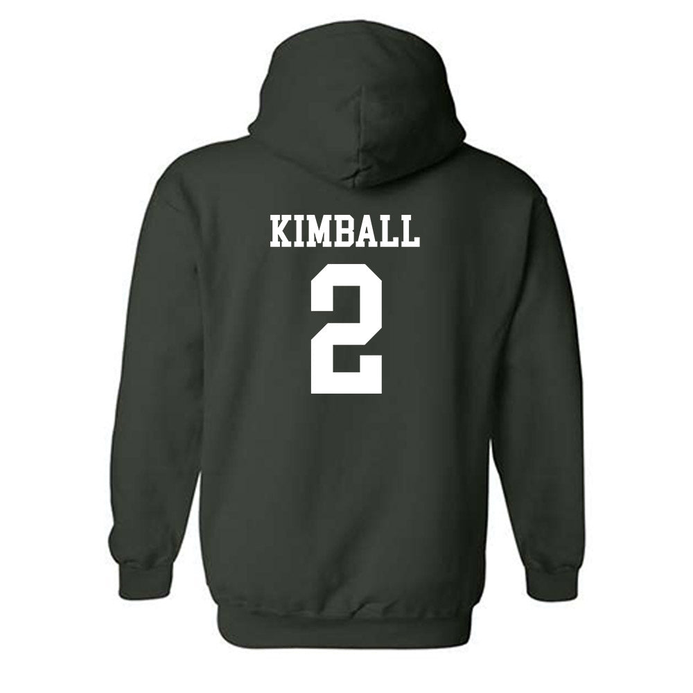Michigan State - NCAA Women's Basketball : Abbey Kimball - Hooded Sweatshirt Classic Shersey