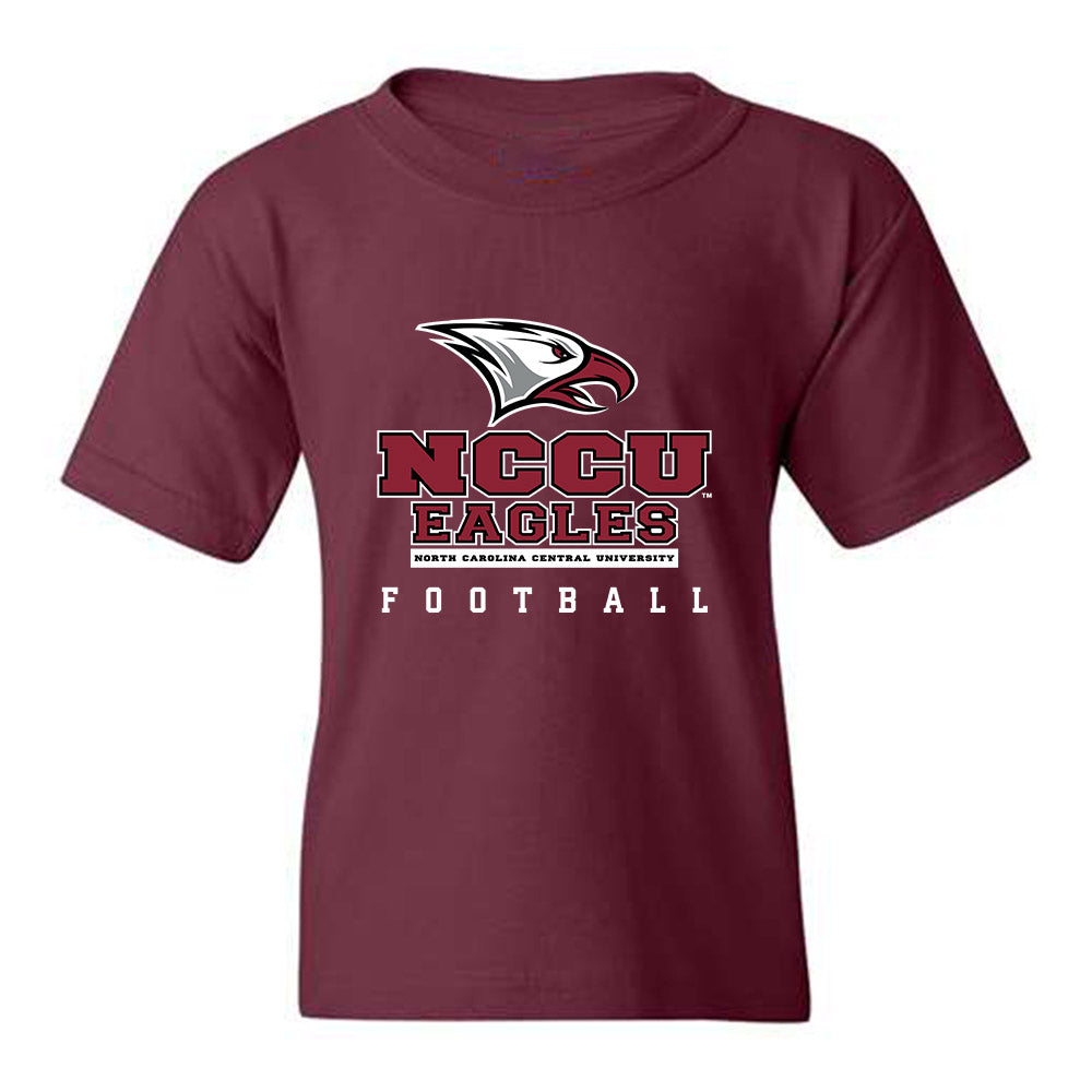 W Republic 548-353-WHT-01 Men North Carolina Central Eagles College Dad T-Shirt, White - Small