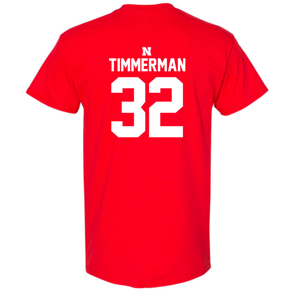 Nebraska - NCAA Baseball : Tucker Timmerman - T-Shirt Classic Shersey