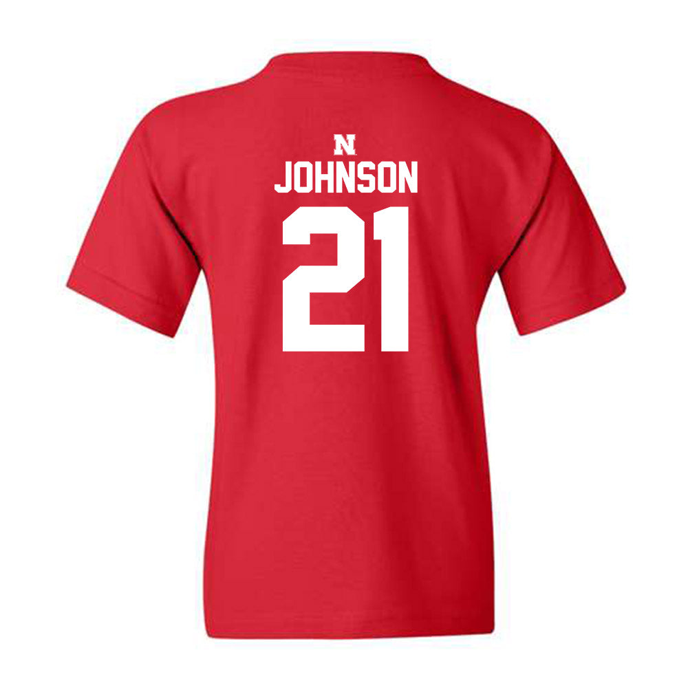 Nebraska - NCAA Football : Emmett Johnson - Classic Shersey Youth T-Shirt