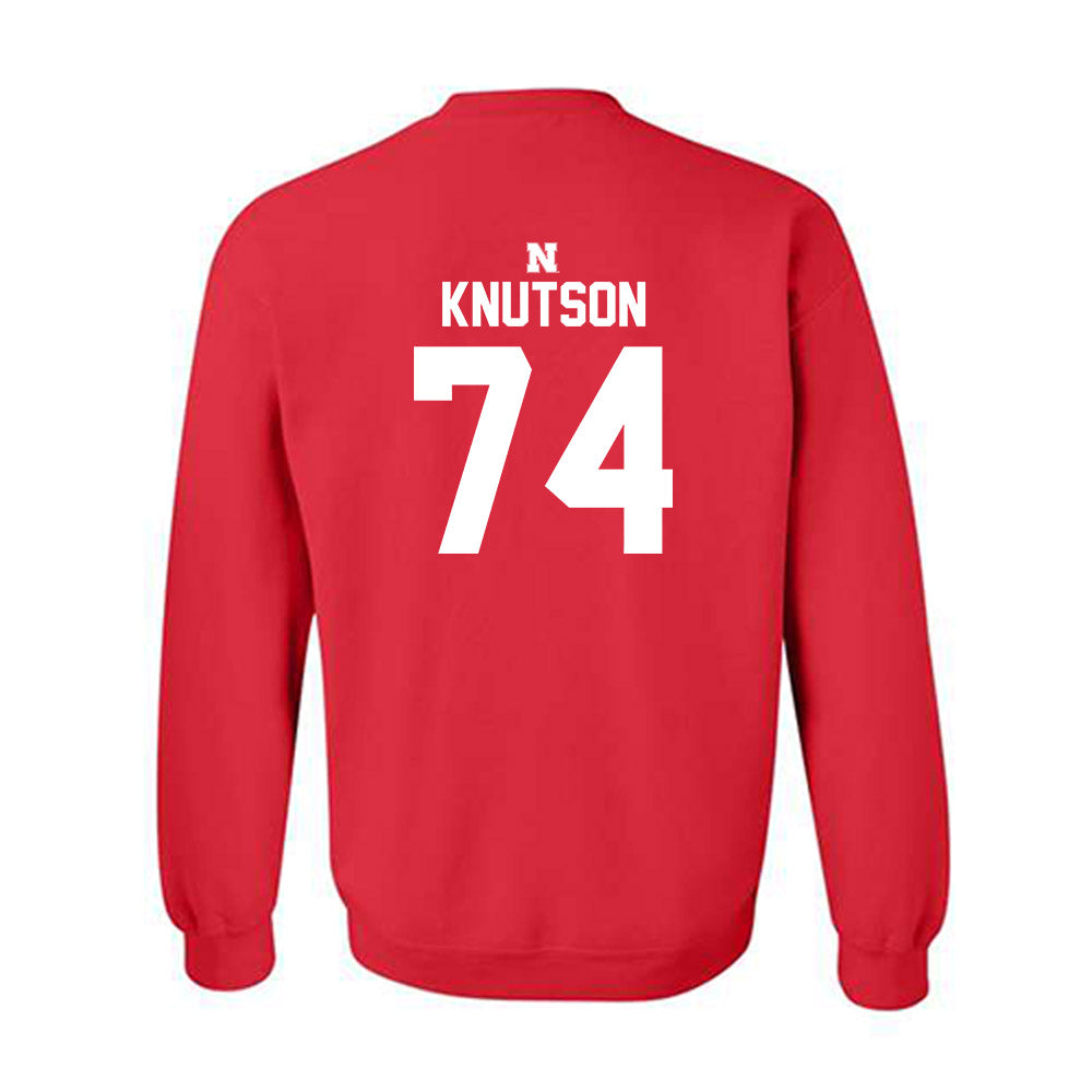 Nebraska - NCAA Football : Brock Knutson - Classic Shersey Sweatshirt