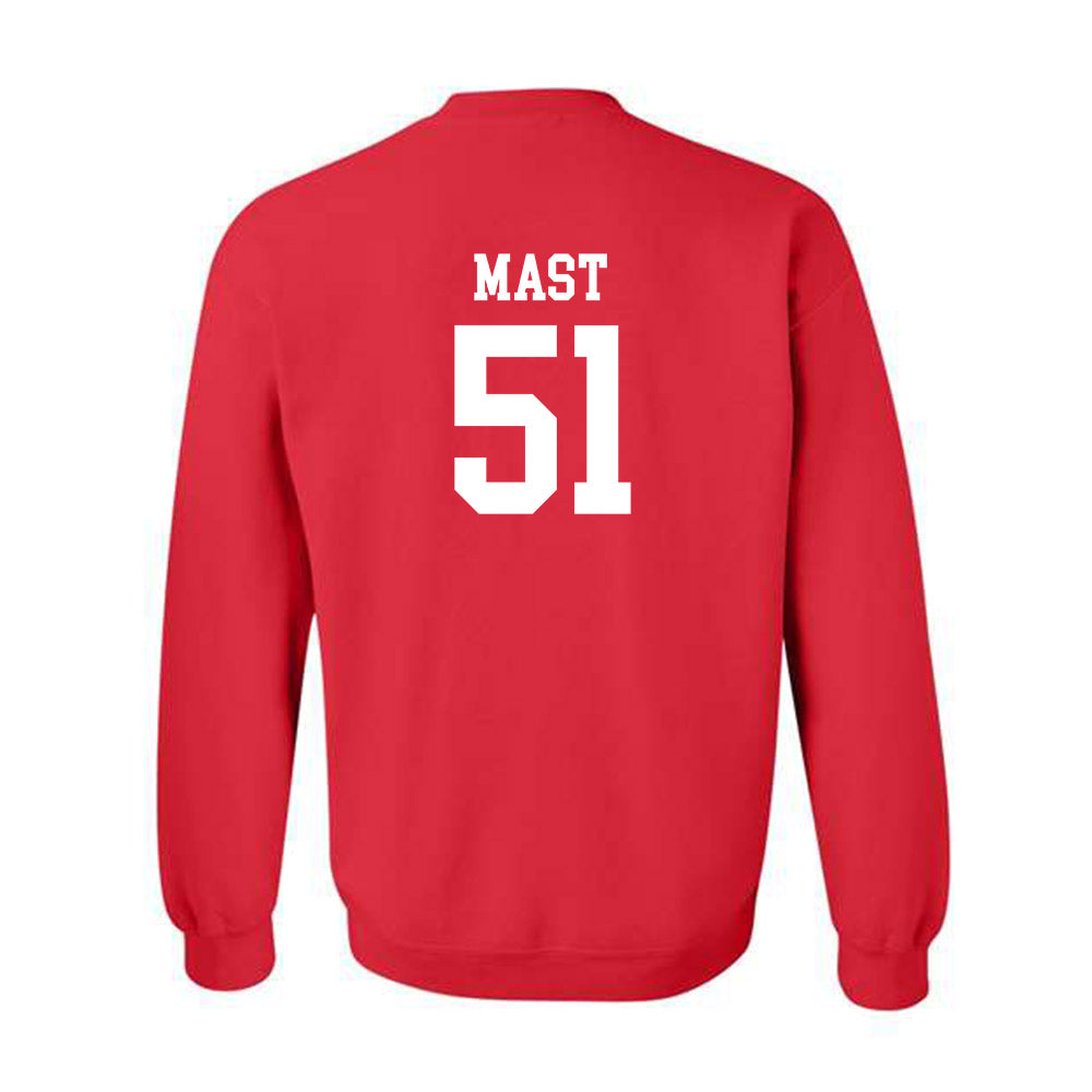 Nebraska - NCAA Men's Basketball : Rienk Mast - Crewneck Sweatshirt Classic Shersey