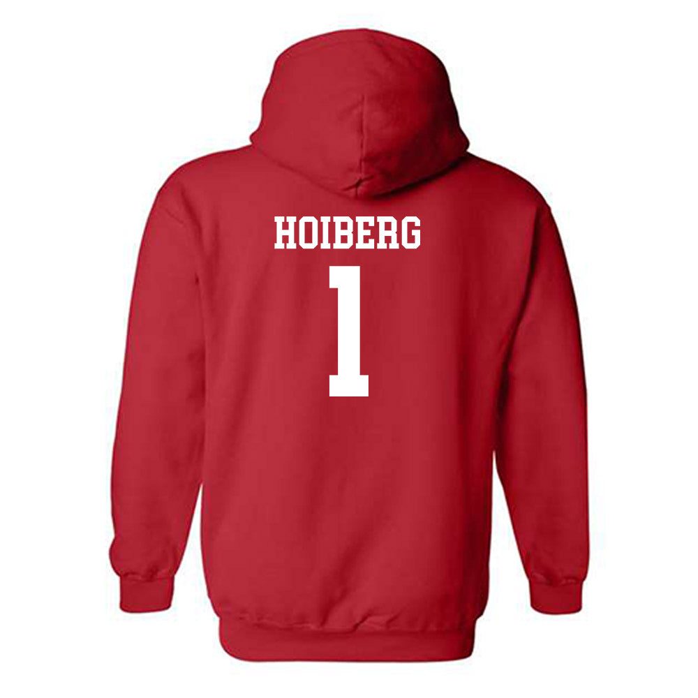 Nebraska - NCAA Men's Basketball : Samuel Hoiberg - Hooded Sweatshirt Classic Shersey