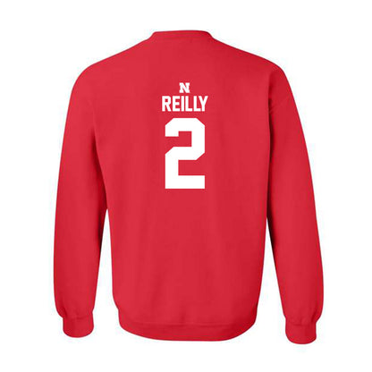 Nebraska - NCAA Women's Volleyball : Bergen Reilly - Red Classic Shersey Sweatshirt