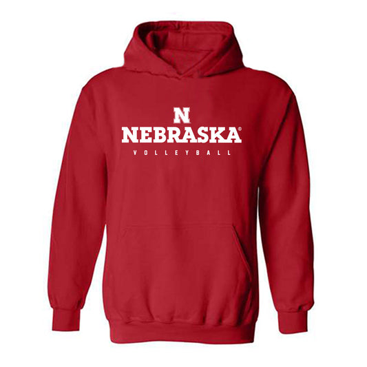 Nebraska - NCAA Women's Volleyball : Lindsay Krause - Red Classic Shersey Hooded Sweatshirt