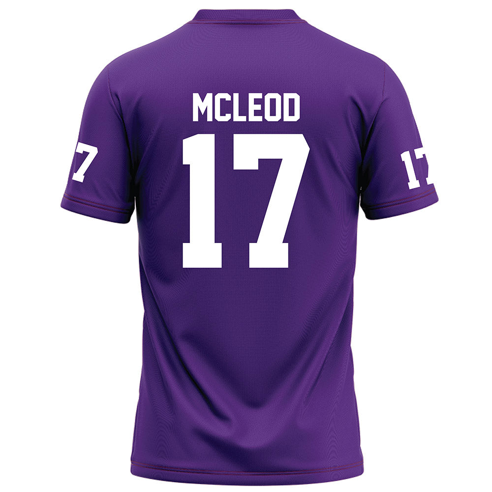 Furman - NCAA Football : Tre McLeod - Purple Jersey