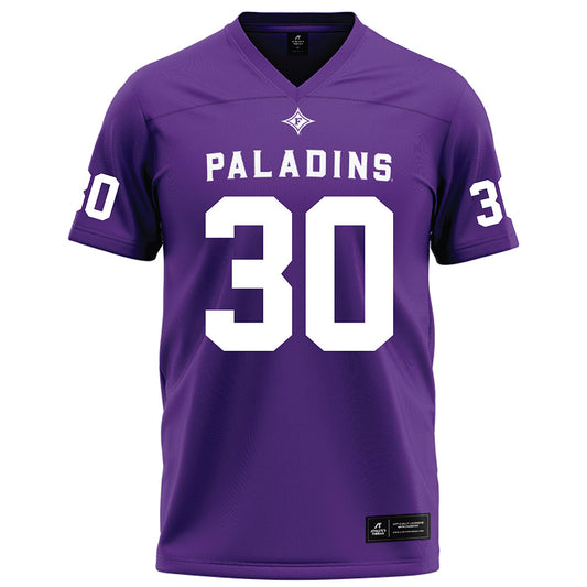 Furman - NCAA Football : Caden Richards - Purple Jersey