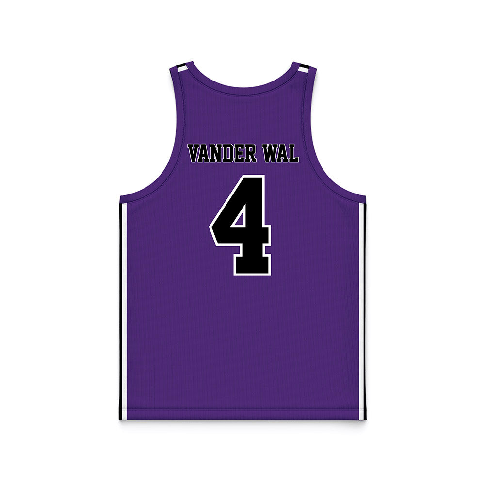 Furman - NCAA Men's Basketball : Ben Vander Wal - Purple Jersey