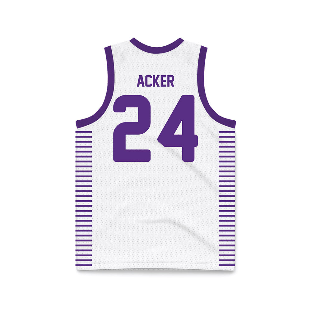 Furman - NCAA Women's Basketball : Jaelyn Acker - White Jersey