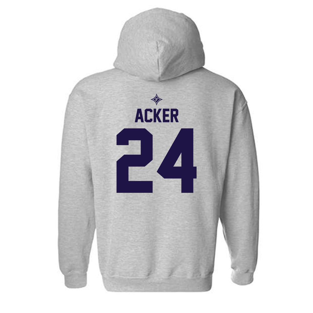 Furman - NCAA Women's Basketball : Jaelyn Acker - Sport Grey Hooded Sweatshirt