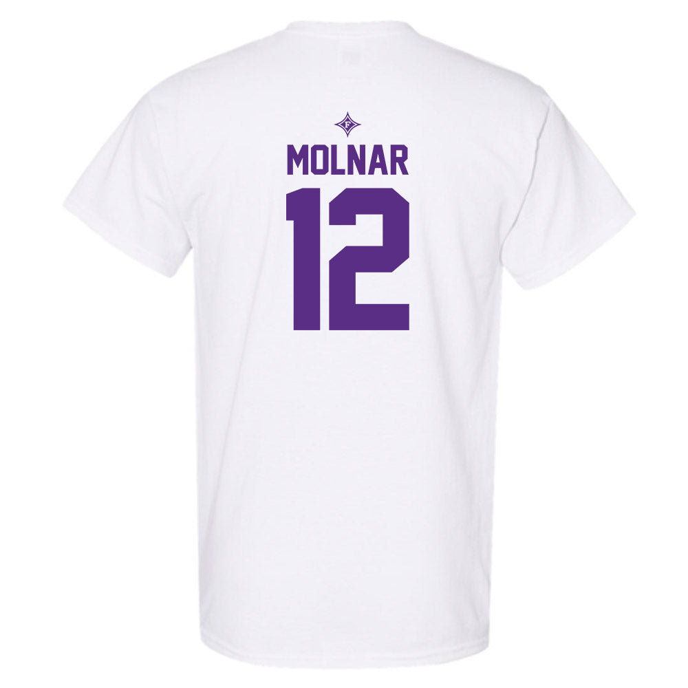 Furman - NCAA Men's Basketball : Davis Molnar - White Sport Short Sleeve T-Shirt