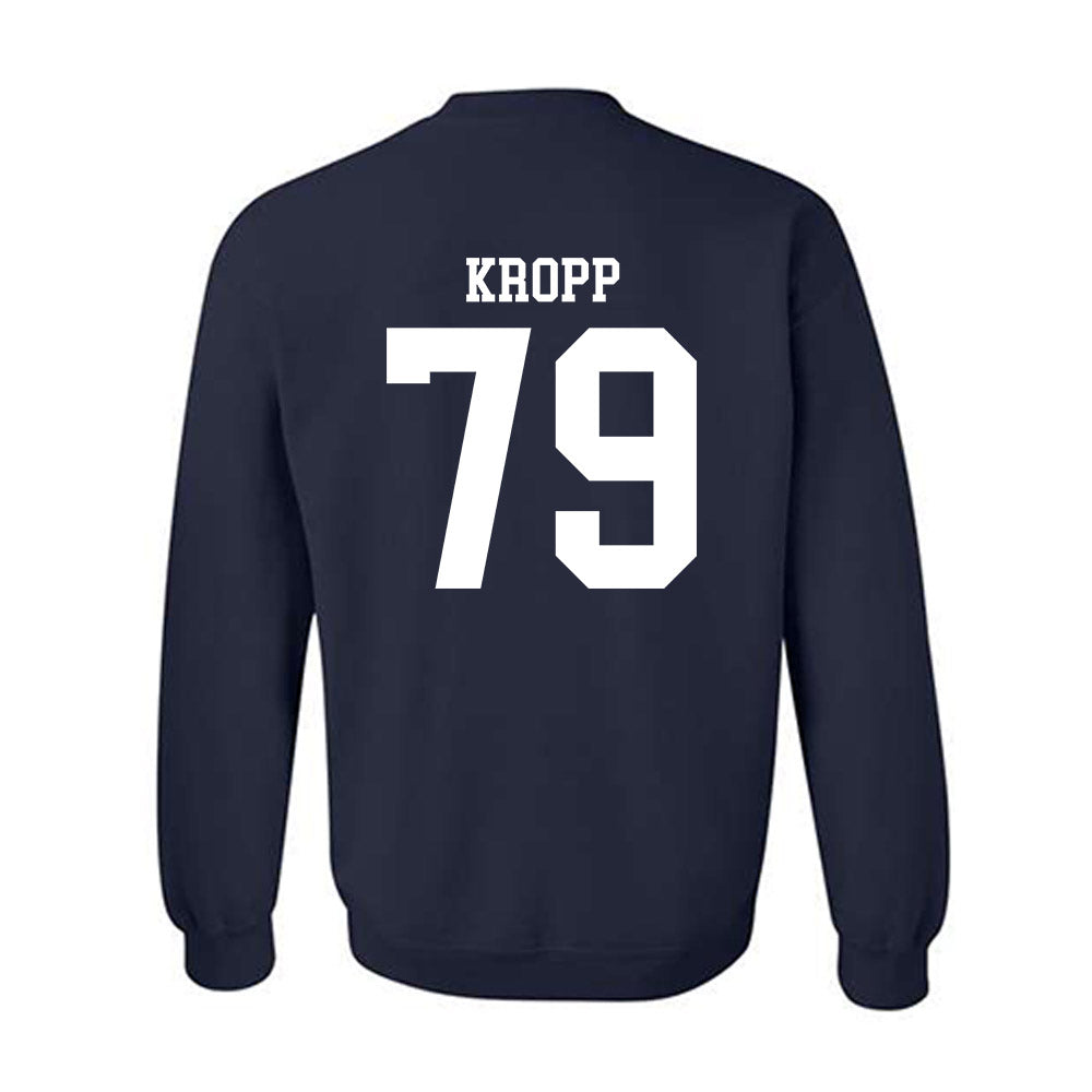 Rice - NCAA Football : Weston Kropp - Navy Classic Shersey Sweatshirt