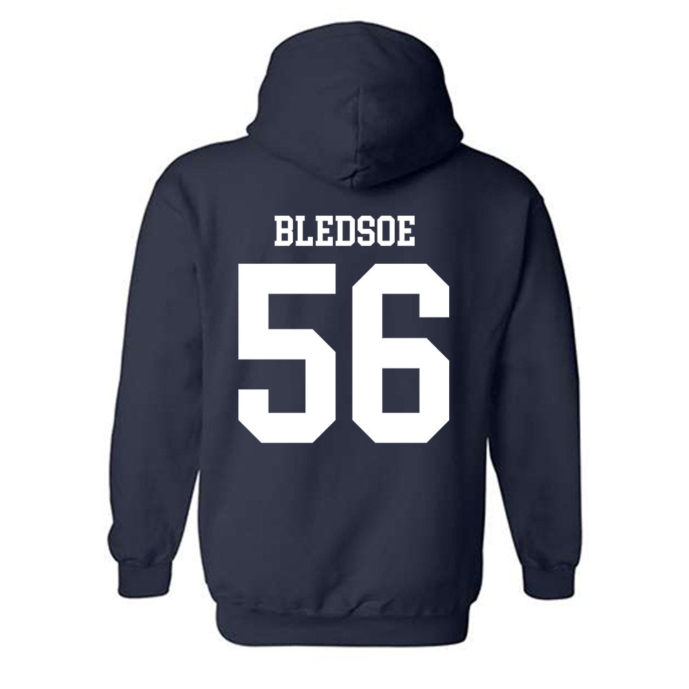 Rice - NCAA Football : Nate Bledsoe - Navy Classic Hooded Sweatshirt