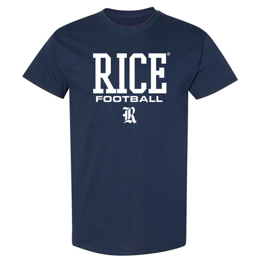 Rice - NCAA Football : Nate Bledsoe - Navy Classic Short Sleeve T-Shirt