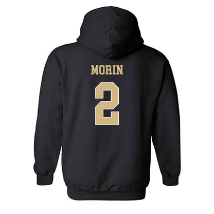 Wake Forest - NCAA Football : Taylor Morin - Black Classic Shersey Hooded Sweatshirt