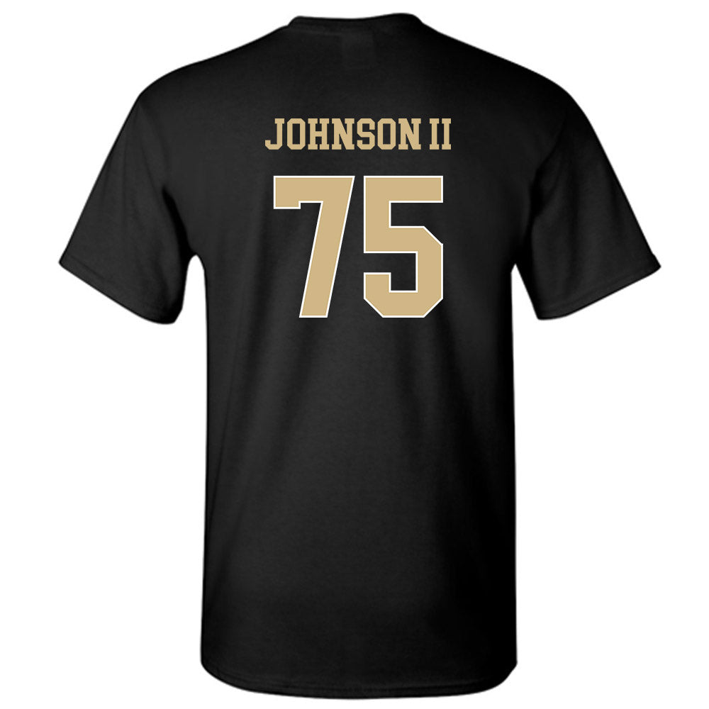 Wake Forest - NCAA Football : Derrell Johnson II - Black Classic Shersey Short Sleeve T-Shirt