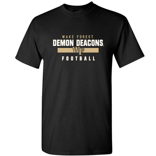 Wake Forest - NCAA Football : Chelen Garnes - Black Classic Shersey Short Sleeve T-Shirt