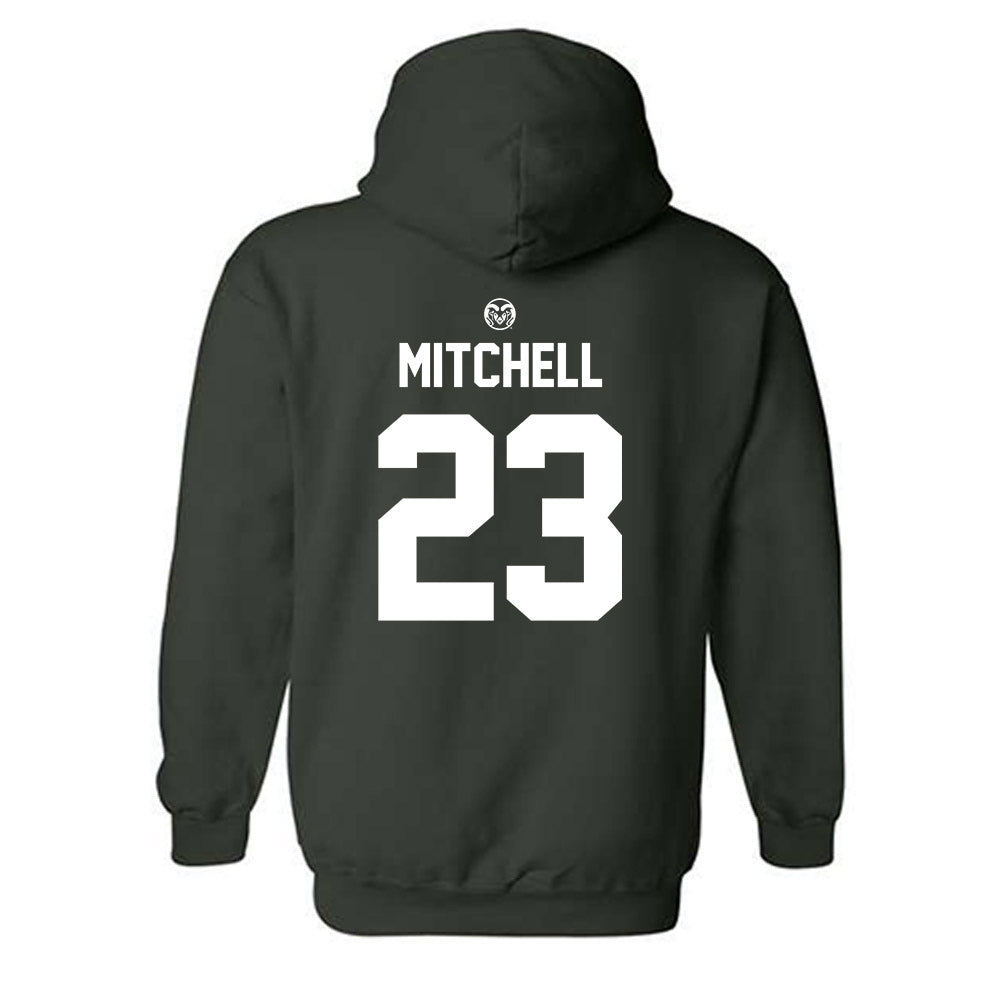 Colorado State - NCAA Football : Jaseim Mitchell - Green Classic Hooded Sweatshirt