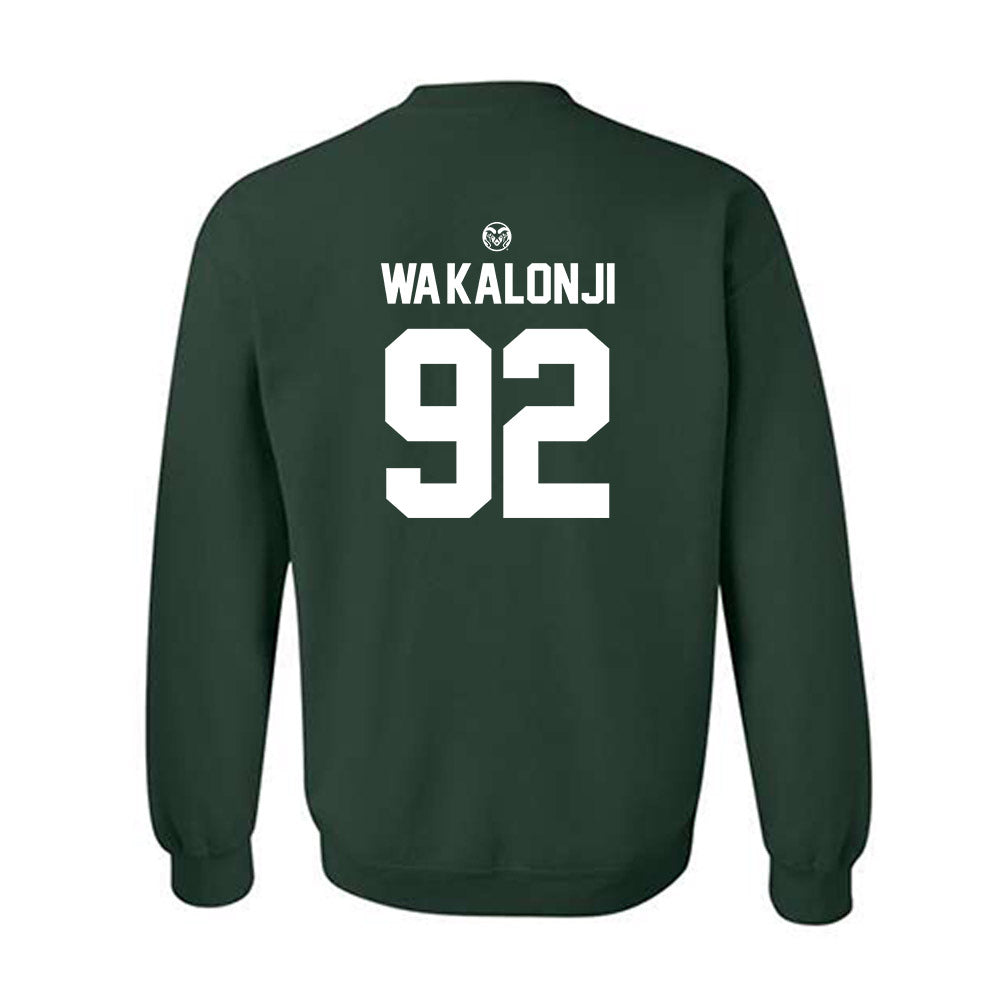 Colorado State - NCAA Football : Mukendi Wa-kalonji - Green Classic Sweatshirt