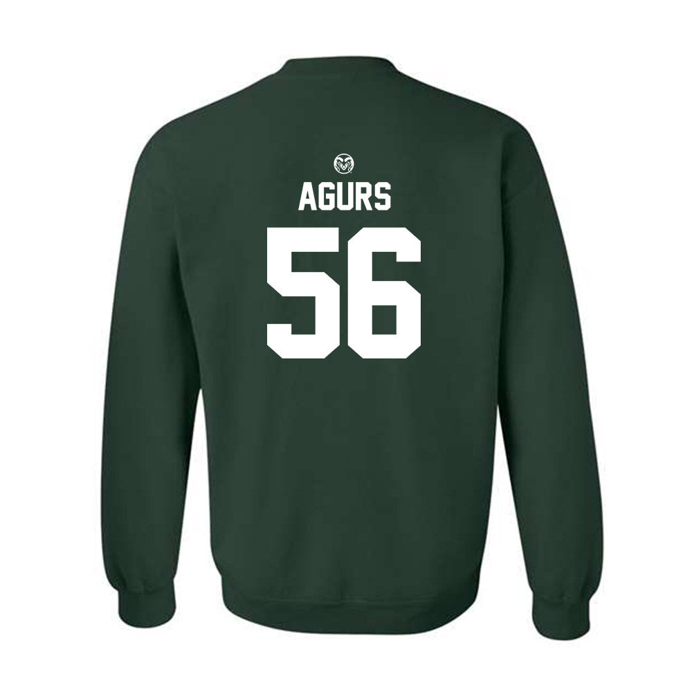 Colorado State - NCAA Football : Kenyon Agurs - Green Classic Sweatshirt