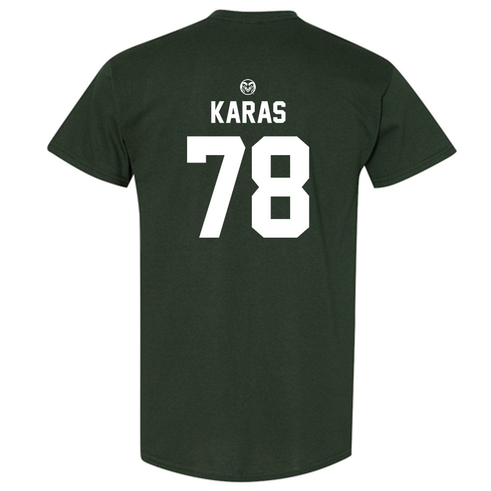 Colorado State - NCAA Football : Aaron Karas - Green Classic Short Sleeve T-Shirt