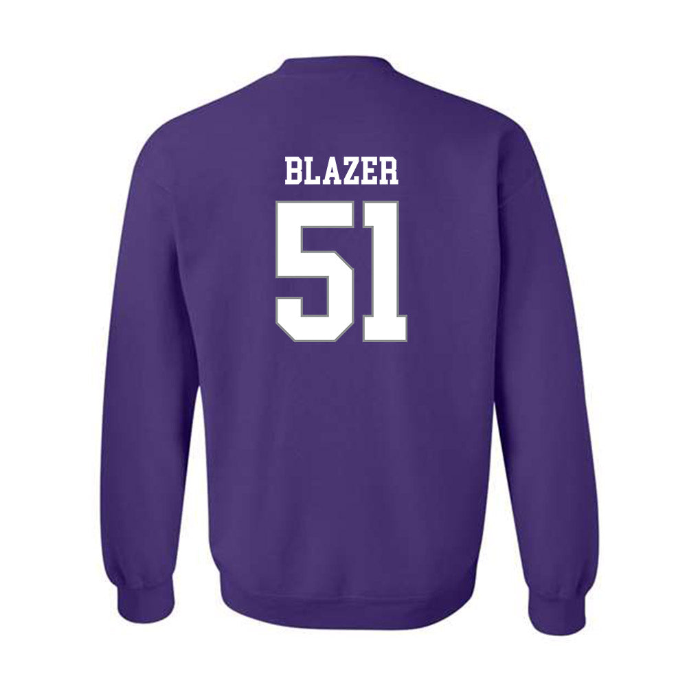 Kansas State - NCAA Baseball : Dylan Blazer - Crewneck Sweatshirt Classic Shersey